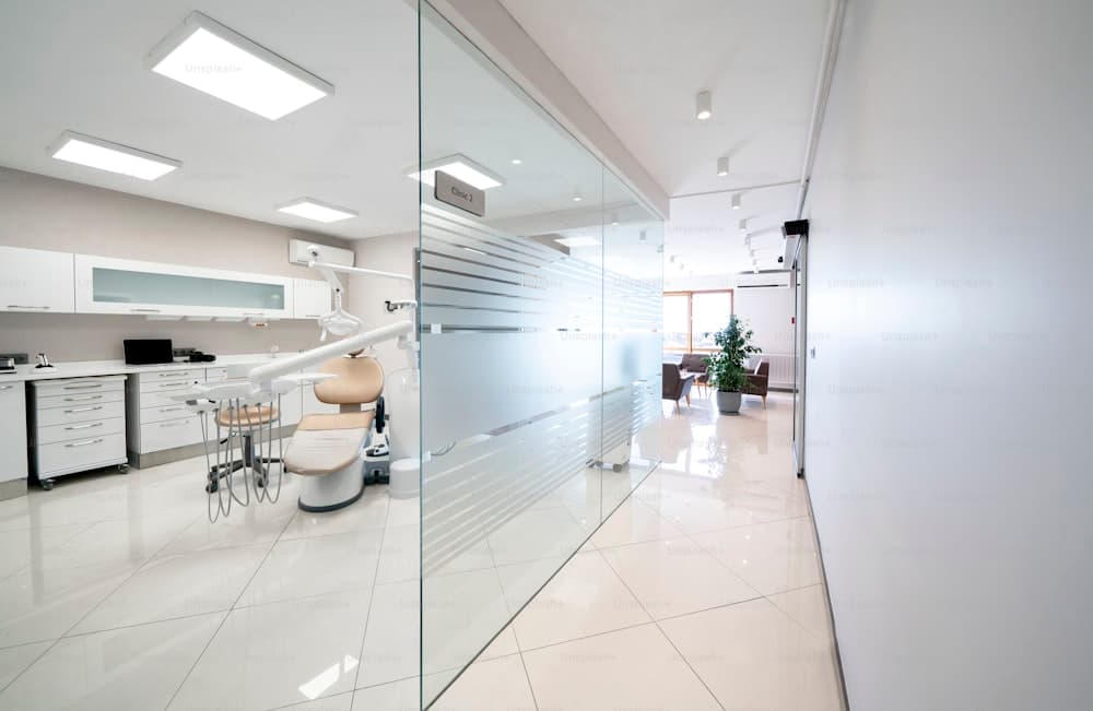 Bright, welcoming reception area