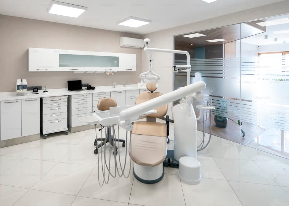 Comfortable waiting room with natural light