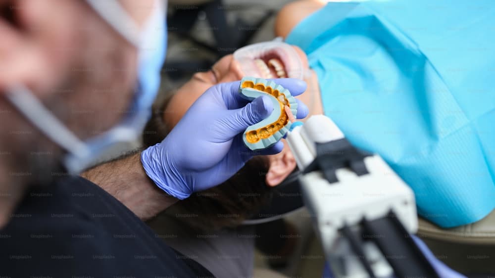 Porcelain veneer smile transformation